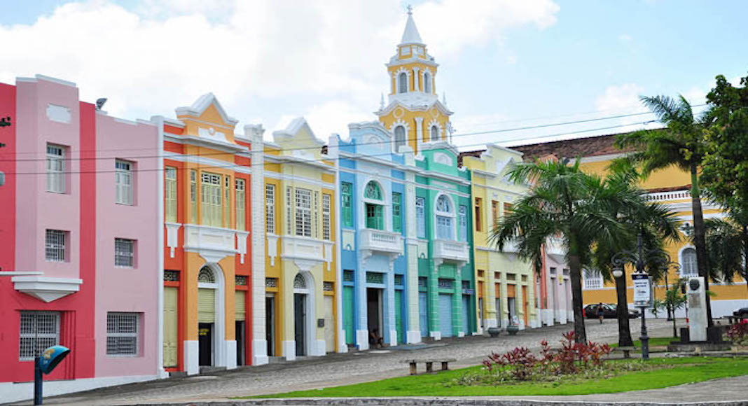 centro histórico en Joao Pessoa