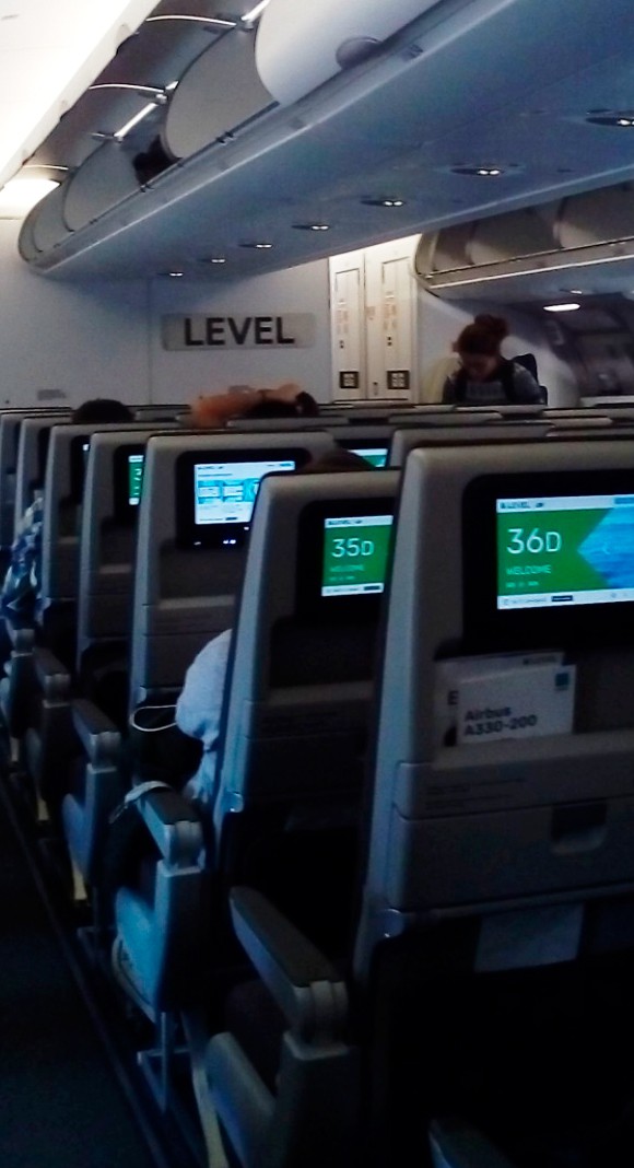 Experiencia level low cost - desde el avion