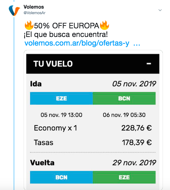 vuelos oferta europa