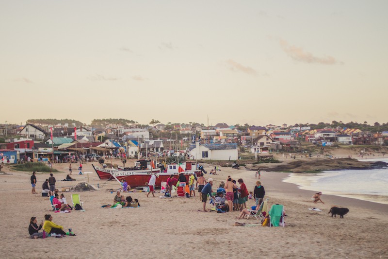 Playa de los pescadores, Punta del Diablo, Rocha Playa de los pescadores, Punta del Diablo, Rocha
