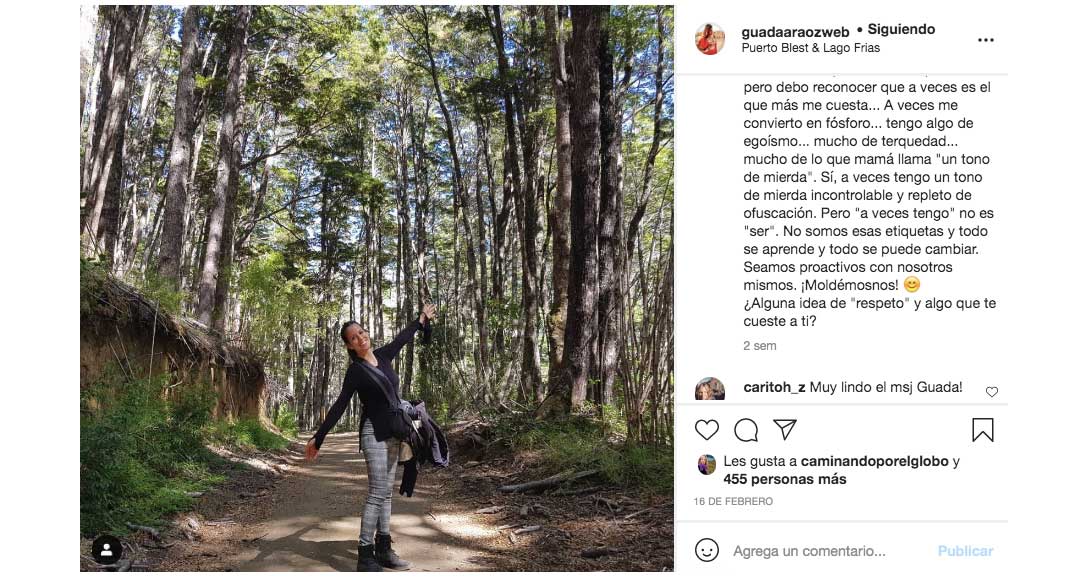 mujeres viajeras en instagram