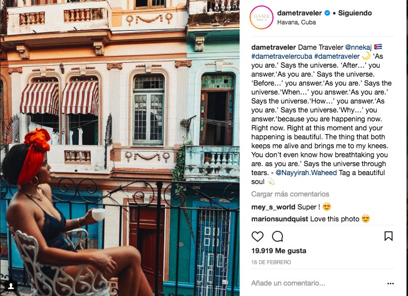 10 mujeres viajeras en Instagram que inspirarán tu próximo viaje