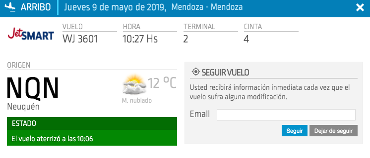 ruta Neuquén – Mendoza
