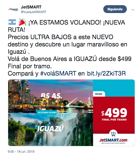 Promoción JetSmart