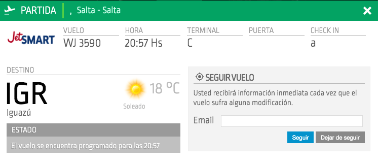 Salta - Iguazú