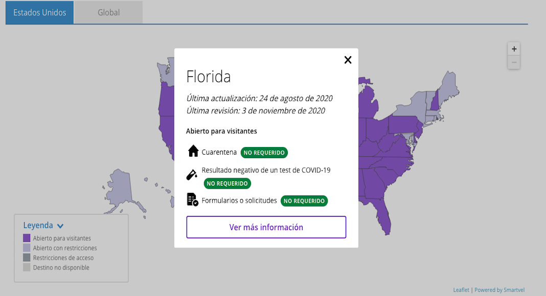 viajar a Estados Unidos